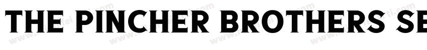 The Pincher Brothers Serif字体转换